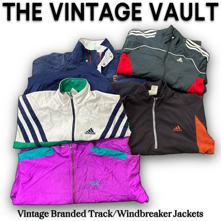 Vintage Branded Track/Windbreaker Jackets