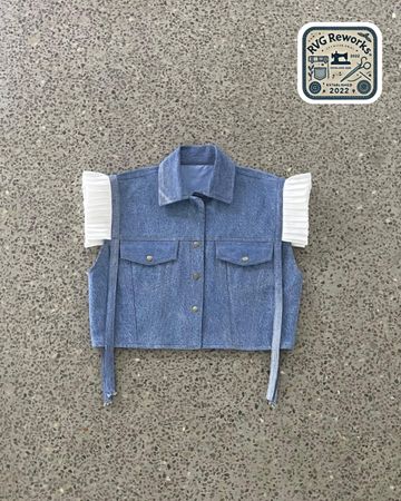 Upcycled Kaftan Crop Top