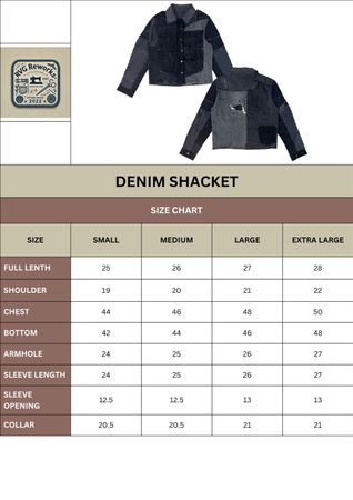 Upcycled Patchwork Black Denim Jacket