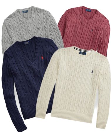 Vintage Ralph Lauren Cable-Knit Sweater – Classic Heritage Knit
