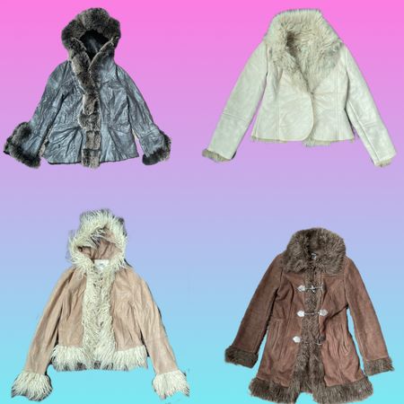 Y2K Unique Afghan Coat (TS-086)