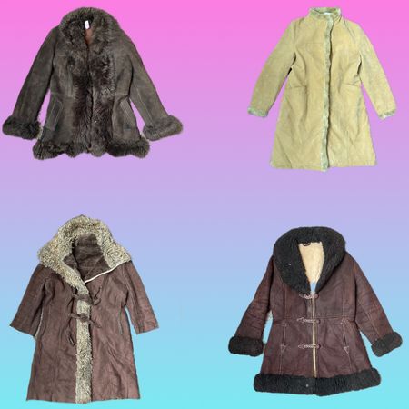 Y2K Brithney era Afghan Coat (TS-087)