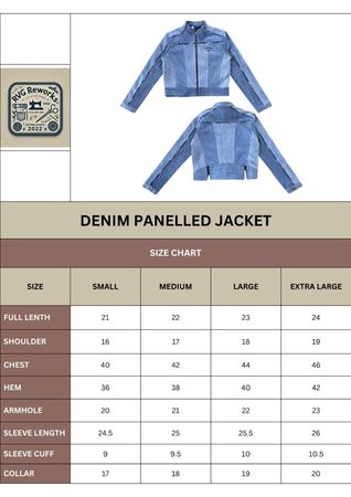 Upcycled y2k inspired Denim Motorcycle Jacket