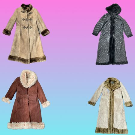 Y2K Afghan coat (TS-093)