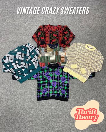 Vintage Crazy Sweaters - (30/01)