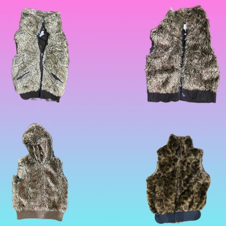Y2K Fur Waistcoat (TS-084)
