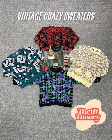 Vintage Crazy Sweaters - (30/01)