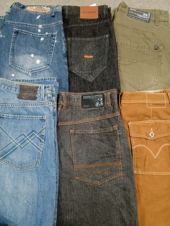 Jean baggy designer HD1333 pour hommes