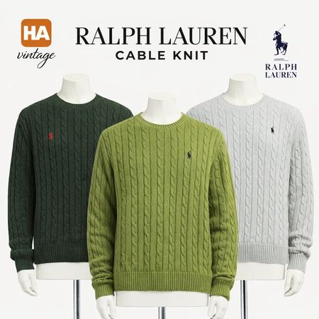 Ralph Lauren Cable Knit Sweaters – Cream Condition