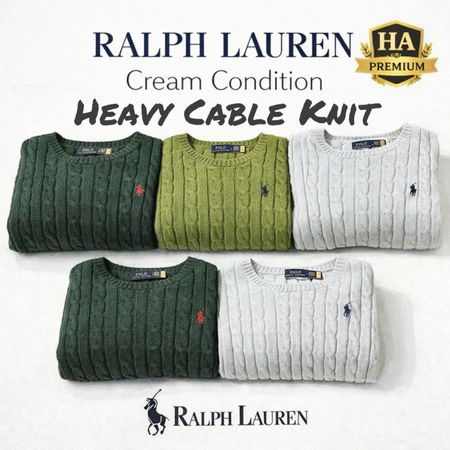 Premium Ralph Lauren Cable Knit Sweaters - Grade A