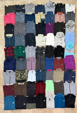 TNF/ columbia/ patagonia fleece 63 piece