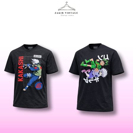 Camisetas Impressas de Desenho Japonês