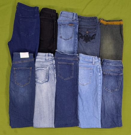 💥 RV1993 Jeans acampanados para mujer