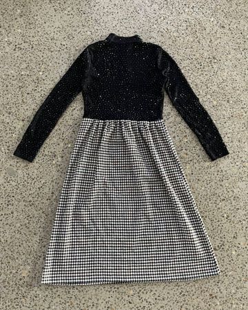 Robe en tweed upcyclée