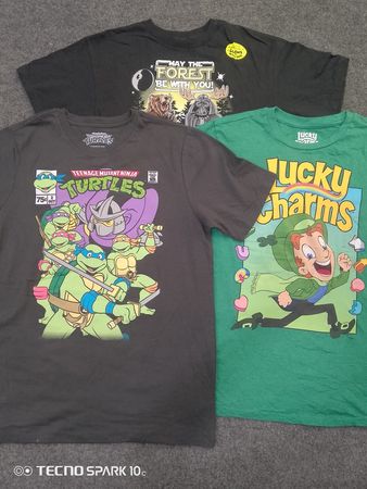 CRZ1719 Cartoon Print T-Shirts