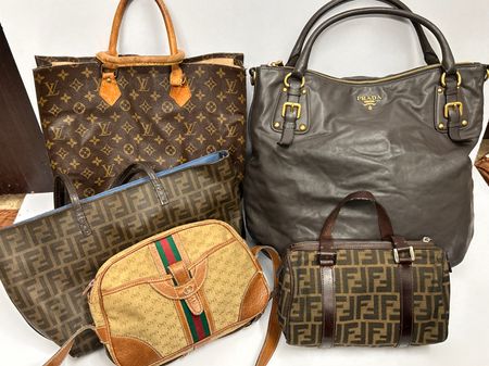 Fendi gucci lv bags