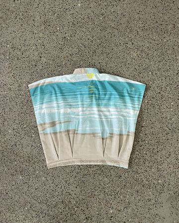 Upcycled Boxy Sleeveless Shirt