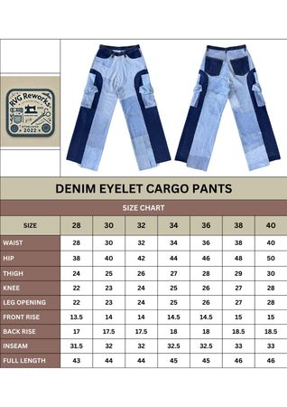 Upcycled Utility Panel Cargo Pants