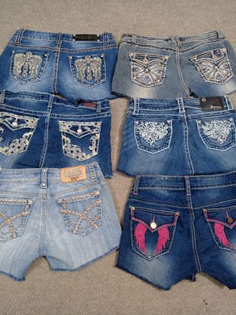 Shorts en denim sexy revalorisés Y2K pour femmes HD1339