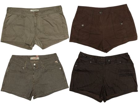 Y2k Safari Girl x Cargo Shorts: TT-129