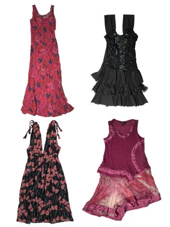 Y2k Pink Grunge Dress! TT-135