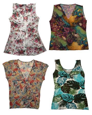 The Spring Floral Mix Tops: TT-136