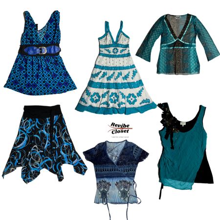 Y2K Oceanic Vibe Printed Mex & Match RC-022