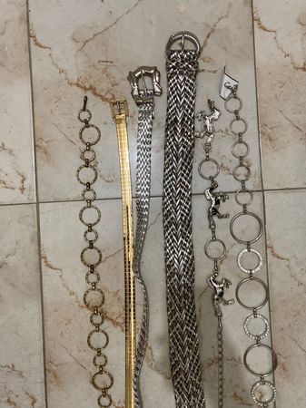 Y2k Gold/Silver Belts