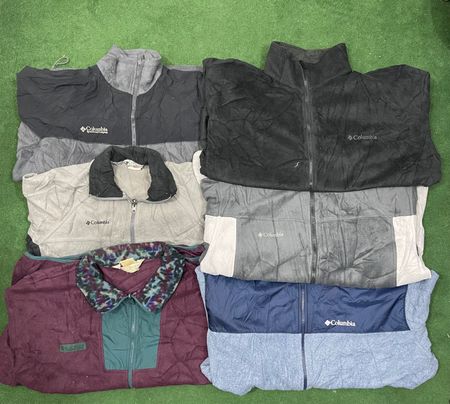 Jaqueta de fleece Columbia escolhida à mão personalizada