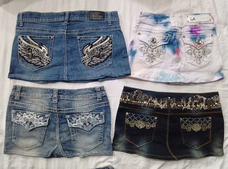 CR6282 Upcycle Y2K Skirts