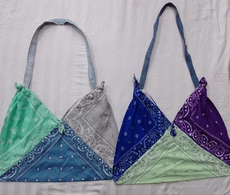 CR6286  Upcycled Bandana Bags