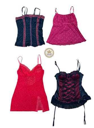 Y2K Red colure Tops 10 pcs At 444