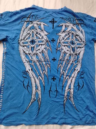 CR6289 T-shirts vintage avec crâne