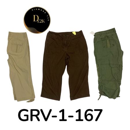 Retro Utility Cargo Capri – Timeless Comfort & Style (GRV-1-167)