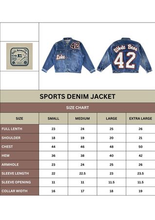 Upcycled Varsity Patch Denim Jacket