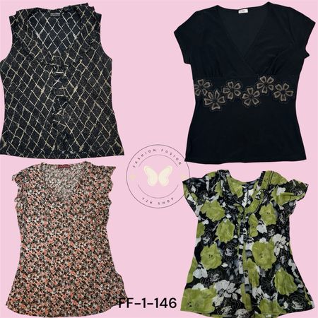 Casual Poly Printed short Sleeve Blouse