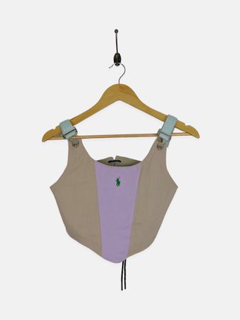 Upcycled Polo Ralph Lauren Corset