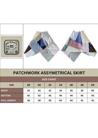 Upcycled Patchwork Handkerchief Skirt