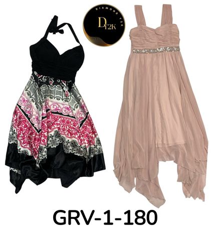 ( Women’s Y2K Poly Party Dress – Timeless Retro Fashion (GRV-1-181)