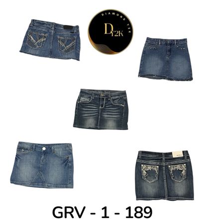 Denim Mini Skirt – Classic Everyday Style (GRV-1-189)