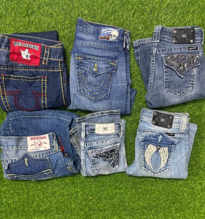 True religion and miss me jeans