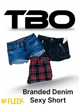 Branded denim sexy short