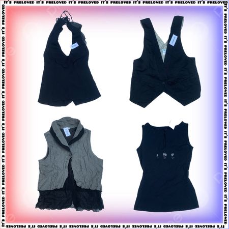 Indie Girl Y2K Closet - Y2K top, jeans, gonne di denim (SS-1907)