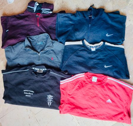 Ensemble de 6 sweatshirts vintage Mix
