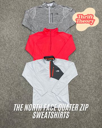 The North Face Quarter Zip Sweatshirts - (02/02)