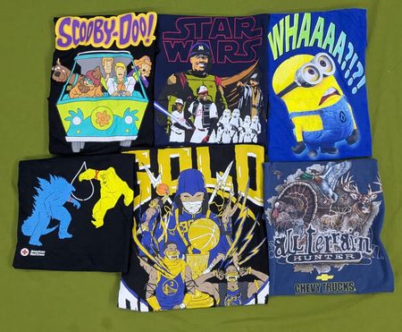 💥 Camisetas Impressas com Desenhos RV2006