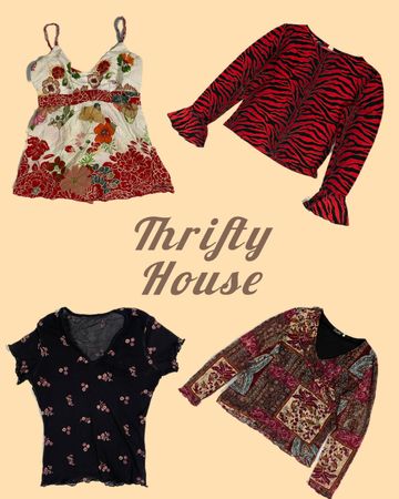 Soft Girl Y2k Boho Tops Mix(TH/183)