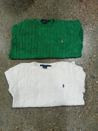 Polo Cable Net Sweater