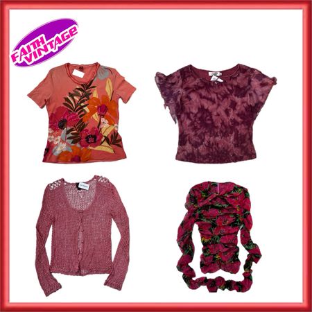 Meerjungfrau Pink Herbst Tops (FV-504)