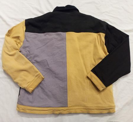 CR1204 Upcycled Contrast Panel Workwear Jacket